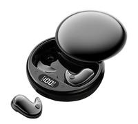 Genérico Invisible Headphones | Wireless Earphones with Noise Cancelling for Work, Rechargeable with LED Display for Sports Gym Meditation Study Travel Office