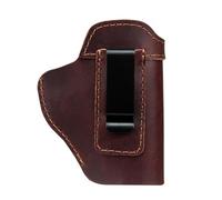 Genérico IWB Hidden Leather Belt Clip Metal Belt Clip - Interior for Daily