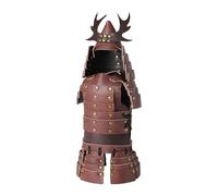 Genérico Japanese Warring States Bottle Cover - Leather Bottle Cover | Halloween Wine Rack Decoration, Stylish Bottle Decoration for Home, Party,