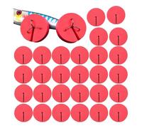 Generico Jig Hook Protector - 30 Pieces Durable Fish Hook Protector | Bait Cover | Acid Hook Cover Suitable for Safety Equipment, Lo, red, Please refer to the description, Please refer to description