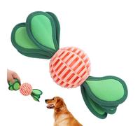 Genérico Jouet Chien couineur - 6.5x19cm Balle à mâcher canin in shape | Balle Interactive sonore chiot | Mastication TPU Nylon jouet Durable | Exercice intérieur extérieur Jardin appartement
