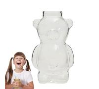 Generico Juice Juice Juice | Ergonomic Bear 300 ml, Transparent Drinking Cupp for Milk Tea, Smoothies, Coffee Lovers