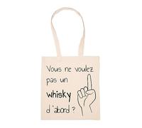 Generico Just A Finger Whiskey City Of Fear Quote Humor Reusable Shopping Bag Grocery Cotton Canvas Tote Reusable Shopping Bag