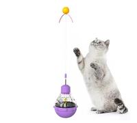 Generico Katzenleckerli Donation Ball for Food Distribution for -katzenleckerli to feed the puzzle with teaser and LED light | Cat gi