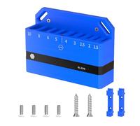 Generico Key Organizer - Magnetic Tool Rack | Wall Mount for Keys - for Bicycle Hexagonal Organization on Wall for Workshop and Exhibition