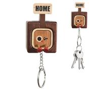 Genérico Key Rack | Wooden Key Holder Home Decorative | Hauts Décontractés Élégants à Coupe Ample et Style Tendance pour Blouses Mode,Pour la Tenue de les Jours
