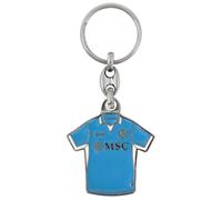 Generico Key Ring for SSC Napoli in Enamelled Metal Double-Sided First Jersey Blue Football Champions Italy Shield
