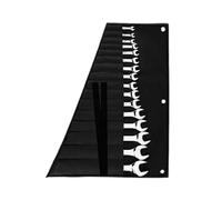Genérico Key Roll Up Organizer - Keeps Tools Safe & Organized | Heavy Duty Carrying Holder with 16 Pockets & Elastic Straps | for Mechanics, Electricians, Handymen