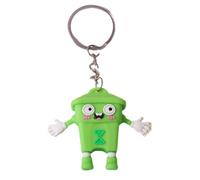 Genérico Keychain for Bag Keychain for Wheelie Bin Cartoon Wheelie Bin for Women Men Students Bag Backpack Phone Rearview Mirror, Green, Consulte la descripción