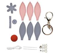 Genérico Keychain Making Kit,Leather Pendant with Air Balloon | Bag Pendant Making Kit,For Beginners Professional Young Adults Projects Weekend Parties