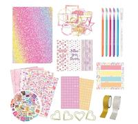Generico Kids Diary Set Kids Diary - Art Craft Kit for - Diary Album Kit for Girls, Journals Notebooks for Writing Journals For, Creative and Stylish for the C