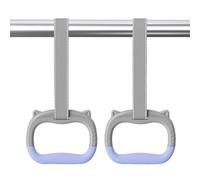 Generico Kids Gymnastics Rings - Portable Modern Compact, Adjustable Bar Attachments, 200kg Tractions, Training Home Yard Indoor Outdoor | Multipurpose Outdoor Indoor Utility