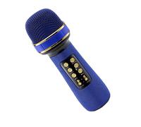 Genérico Kids Microphone - Portable Wireless Microphone Speaker | Party Supplies with Handheld Microphone | All-in-1 Wireless Microphone with LED Lights for Family Meeting