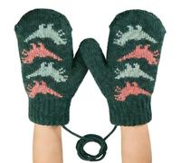 Genérico Kids Winter Mittens | Warm with Anti-Lost Drawstring | Knitted Gloves for Playing in the Snow - for Garden Skating Skiing Snowmen Park Boys Girls 2-3