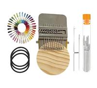 Genérico Kit de Métier à Reparer, Outil de Tissage Léger avec Aiguilles Crochetées pour Jeans, Accessoire de Tricot et de Ravdage, pour Hommes Grand-mère Mère Débutants Tailleurs Designers