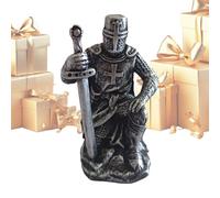 Genérico Knight Figures | Historical Resin Desktop Miniatures - Roman Soldier Statue for Garden, Executive Office, Study, Library, Desk and Home Office