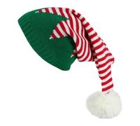 Generico Knitted Christmas Hat | Unisex Winter Santa Hats | Colourful Unisex Hat for Outdoor Activities Cold Season Daily Wearability