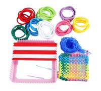 Genérico Knitting Wash - Potholder Loops | Refill Elastic Pothole Loops for Kids Fine Motor Skill Development | Educational Toy for DIY Art School Projects