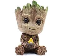 Generico Kraja I'm Baby Groot 4x3x3 Classic Movie Flower Pot Pen Plant Pot Perfect Gift I Am Groot 4x3x3 Ideal for Aquarium 4x3x3 (Very Small Aquarium)