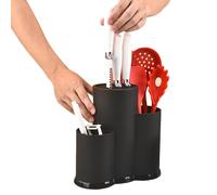 Genérico Küchen Besteck Organizer Rack - Stabiles Offenes Design, Schnell Zugängliche Fächer, Kompakte Aufbewahrung | Vielseitiger Halter Für Arbeitsplatte Tisch Kochen Vorbereitung Komfort