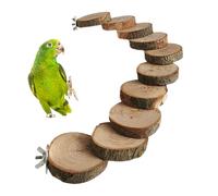 Genérico Ladder for Parrots - Cage Ladder for Nymphs, Bridge & Climbing Toy ara Small Birds | Accessory for Enrichment Pa Mental Stimulation, Against Boredom Pyramid