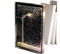 Generico Lamppost - Handmade with Snow Scene with Button Battery, Christmas Decorations | Bedside Lamp for Girls Road for Room From, Decorations