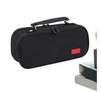 Genérico Large Capacity Pencil Case - Large Multi-level School Case, Bag for Art Utensils Library Study Home Classroom Ceramic Crafts Outdoor Desk, Black/White, Consulte la descripción, See
