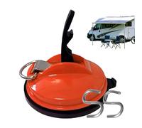 Genérico Large Capacity Suction Cups - Heavy Duty Vacuum Suction Hooks | Strong Adhesion Hooks Without Drilling for Bathroom Kitchen Travel Camping