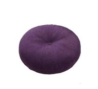 Generico Large Round Floor Pillows for Adults, Thick Washable Meditation Pillows for Yoga for Living Room and Outdoor Use, Grey, 24 x 24 x 8 inches