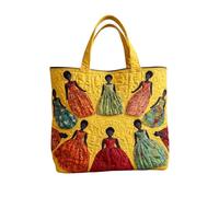 Generico Large Tote Bag - Lightweight and Reusable Canvas | Quilted Shoulder Tote Travel Bag for Beach, Gym, Sports, School, Laptop, Books, Gift for Women, Girls, Colleagues, A, riferimento alla