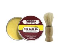 Generico Leather Fabric Softener, Polisher and Cleaner 100 ml with Brush, Saddle Oil, for Softening Protection, Renewal Bags, Shoes, Jackets, Cars and Sofas