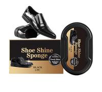 Generico Leather Shoe Polish - Quick Pocket Sponge and Instant Shine for Boots | For Women, Men, Students, Elderly, Home, Dormitory, Apartment, Travel | Scratch Protection, 6.6 x 1