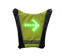 Genérico LED Flashing Vest - Reflective Running Equipment,Cycling Brake Light,Reflective Vest Lighted Running,Rechargeable for Bikes and Electric Scooters, lemon tree, Consulte la descripción, See