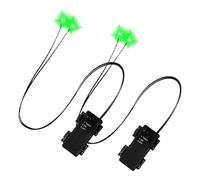 Generico LED Glow Eyes - Eyes with Timer for Skulls, Pumpkins, Skeletons & Tombstones | Red LED Bulbs for Halloween Indoor & Outdoor Decorations