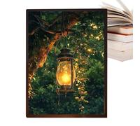 Generico LED Illuminated - Wall Decoration with LED Night Light Á 3 Colours | Dimmable Ambient Lamp with Three Levels | Decorative Picture for Home, Bedroom, Kitchen, M