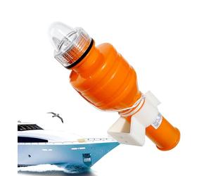 Genérico LED Lifeguard Flashlight - Flash Type | Life Saving Light | Flares | Floating Electronic Visual Signal with High Visibility LED for Marine Safety, Rescue and Navigation