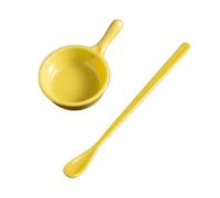 Generico Leopard Food Saucer - Comfortable Chameleon Feeder with Spoon | Reptile Feeder Food Saucer | Lizard Feed for Keepers Breeders Animal Lovers