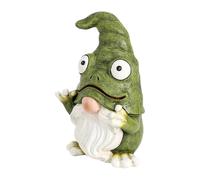 Genérico Leprechaun Garden Decor | Resin Goblin and Frog Sculpture - Decorative Faceless Miniature for Balcony Living Room Garden Desk Bedroom