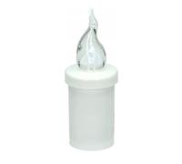 Generico LIGHT WHITE LED BATTERY X Cemetery Votive Light Candle Candle Candle Light Bulb