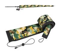 Generico Liners for Fishing Rods - Waterproof and Adjustable Neoprene Protector - Protective Covers for Fishing Rods, for and Launching in the Sea Lake River Stream Basin