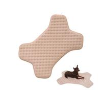 Genérico Lit de Chien Indestructible - Pad Kennel Forme Os | Machine Washable Chiot Matelas - Tapis Couchage Animaux Résistant à l'Usure Anniversaire, Coussin Cage Anti-Morsure Robuste