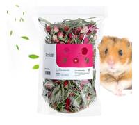 Genérico Litière De Hamster 100g - Contrôle Des Odeurs Avec Fleurs Séchées Naturelles | Literie Décorative Pour Cage De Petits Animaux, Cochons D'Inde Et Hamsters Dorés