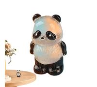 Generico Little Panda Figurines, Figures | Glow in the Dark Animal Figures, Exquisite Craftsmanship Resin Panda Figures for Colleagues of Family Friends