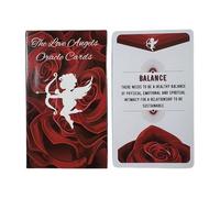 Generico Love Angel Oracle, Fate Divination Tarot, Tarot Deck for Love, Oracle Cards for Parties, English Tarot Deck, Tarot Deck for Family, Fortune Telling Cards for Party Entertainment