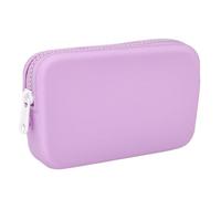Generico Low Low Silla Silgone Polletto Cell Holder Soft Cell Belle of the Chicken with Cipper | Pocket Attachment and Wallet for Mobile Phones, Keys and Cards | Practical for Holidays in, purple