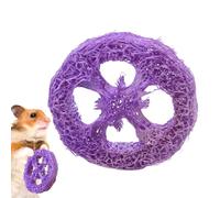 Genérico Luffa Toy - Play Accessory for Chinchilla | Teether for Gerbils, for Animal Lovers Shops Living Room Bedroom Office Home Cage