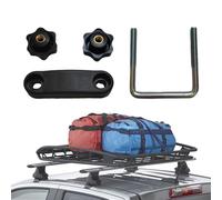 Genérico Luggage Rack Bolts on the Roof: Sturdy Fixing Kit with Secure Metal Clips for Easy Installation, Compatibility | U-Bolts Pliers for T Chest