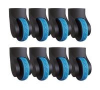 Genérico Luggage Wheel Protector, Luggage Wheels, Sky Blue, See description | 8 Silicone Cases | Travel Accessories, Replacement The Suitcase Protective Cover, Du