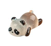 Generico Luminous Resin Figurines - Glow in the Dark Animal Figures | Panda Panda Resin Figurines for Fairy Garden Landscape Flower Pots and DIY Crafts