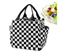 Generico Lunch Box, Large Capacity Corduroy Bag, Reusable Lunch Box with Zipper|Portable Insulated Food Bag, Durable Organizer for Kids Women Men Al
